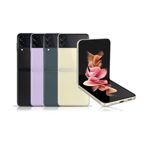 삼성 갤럭시 Z플립3 5G 256GB 3사호환 공기계 자급제 리퍼폰 SM-F711 A급(가성비추천), 팬텀 블랙, S급(기스1~2개)