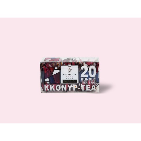 꽃잎한잔 KKONYP 장미&히비스커스 티백 꽃차 20개입, 1세트