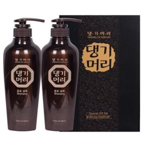 1+1 댕기머리 윤초 샴푸 탈모예방 한방농축원료 기능성샴푸 400ml*2개, 2개, 400ml