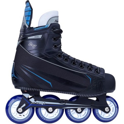 Alkali Revel 6 - Alkali 알칼리 레벨 6 시니어 성인 인라인 롤러 하키 스케이트, Skate Size 9 (Shoe 10-10.5)
