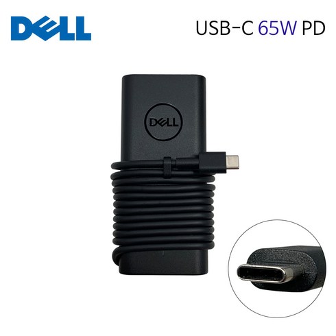 DELL Latitude Inspiron Xps 45W 65W 노트북 정품 USB C타입 전원 어댑터 충전기 케이블