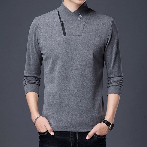 2023년 가성비 최고 pxg골프웨어 - 여름 새로운 남자 골프 의류 남자 골프 패션 남자 가을 겨울베이스 셔츠 양면 양털 긴팔 티셔츠 스웨터 패션