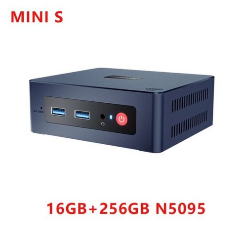 미니PC 소형 휴대용 간편 PC Beelink Mini S12 Pro Alder Lake N100 미니 Windows 11 DDR4 8GB 256GB 16GB 500GB WIFI, [04] 16GB 256GB N5095, CHINA, EU, 16GB 256GB N5095+EU