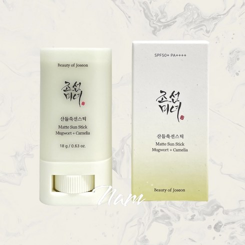 조선도 - Beauty of Joseon 조선미녀 산들쑥선스틱 18g (SPF50+/PA++++), 2개