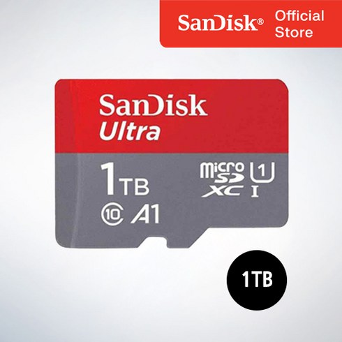sd카드1tb - 샌디스크코리아 공식인증정품 마이크로 SD 카드 SDXC ULTRA 울트라 QUAC 1TB, 1테라