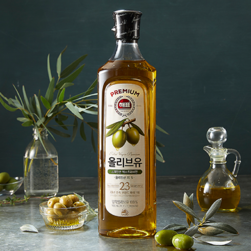 해표 압착 올리브유, 900ml, 10개