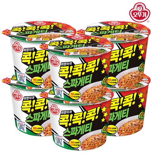 콕콕콕스파게티 - 오뚜기콕콕콕 스파게티, 120g, 6개