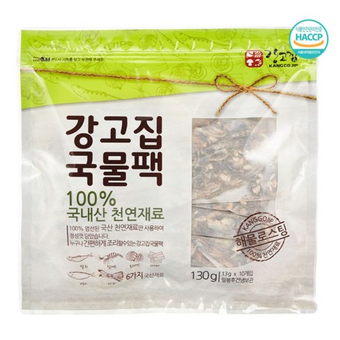 강고집 강고집 국물 다시팩130g 5봉 (13g x 50팩), 단일옵션