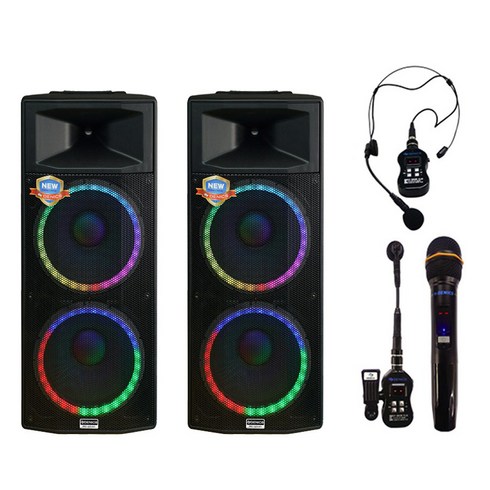 데닉스 DY-2000W PLUS+보조 2000W 공연용 무대용 앰프