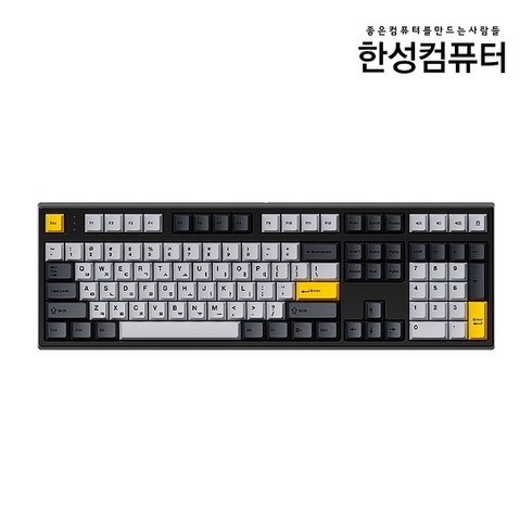 라이즈유선기계식키보드 - [한성컴퓨터] 유선 기계식 키보드 GK707SE OfficeMaster 한영자판 스페이스블랙/저소음적축, 한성컴퓨터