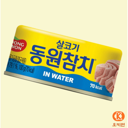 동원참치 참치캔 저칼로리 인워터 통조림 100g 10캔, 인 워터 통조림 100g 10캔, 10개