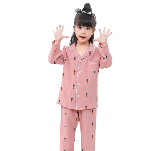 캐보트 아동용 이중지 잠옷