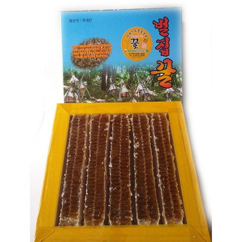 [지리산토종꿀농원] 벌집꿀 2kg (총중량)/햇꿀/벌집꿀(락앤락-대체포장), 1개