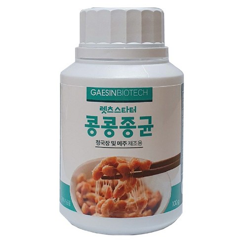 낫또종균 - 렛츠스타터 청국장 발효용 콩콩종균, 1개, 50g