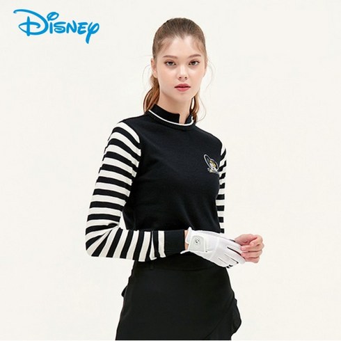 2023년 가성비 최고 디즈니골프웨어여성 - 디즈니골프 디즈니골프 여성 라운드 니트티 HL3LKT090