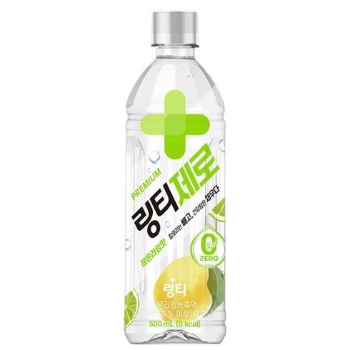 링티제로 - 링티제로 레몬 라임, 500ml, 12개