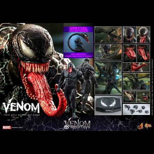 베놈피규어 헐크버스터 HOTTOYS HT MMS590 Venom Deadly Guardian 16 스케일 소장 인형, [02] 디럭스 에디션, [02] 화베이/신용카드