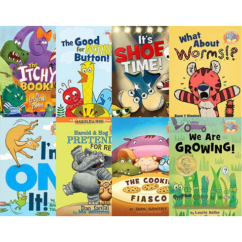 [이엔제이] 국내 당일발송 Elephant & Piggie Like Reading 원서 코끼리와 꿀꿀이는 책을 좋아해 영어원서 8권세트 - 음원 제공
