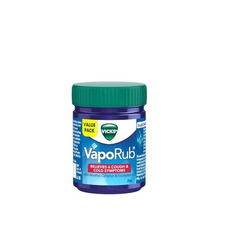 베이포럽연고 - Vicks Vaporub Balm with Menthol Camphor & Eucalyptus Oil | Fast Delivery In 3 to 9 days, 2개, 25ml