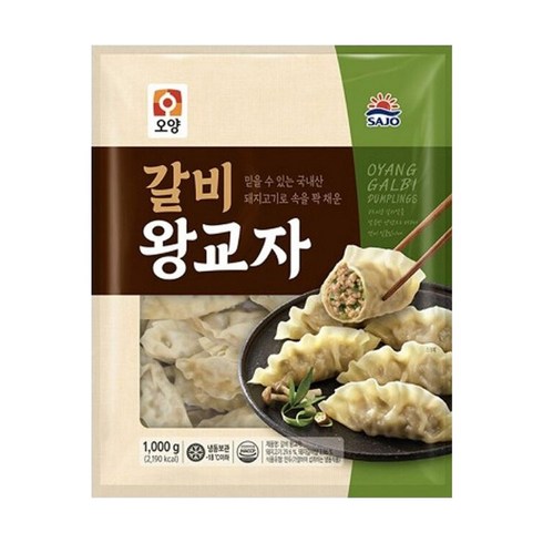 사조오양 갈비왕교자 1kg, 6개