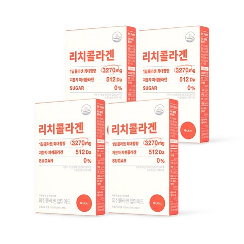 트루알엑스 리치 콜라겐 14p, 4개, 182ml