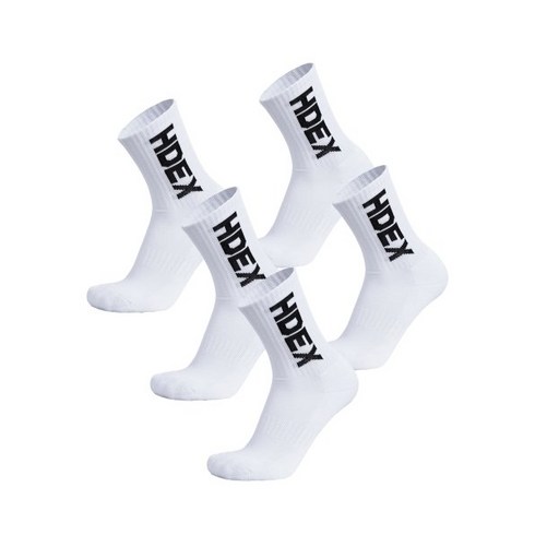 에이치덱스 HDEX 메인로고 삭스 4컬러 5packs Main logo socks 4 color 5packs, 블랙 5pack