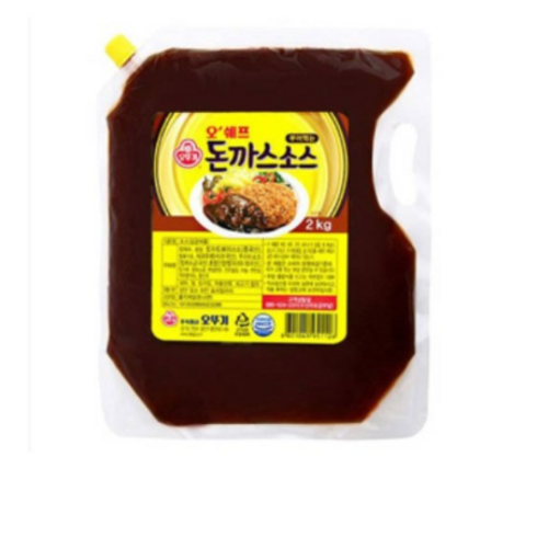 오뚜기 오쉐프 돈까스 소스, 2kg, 1개