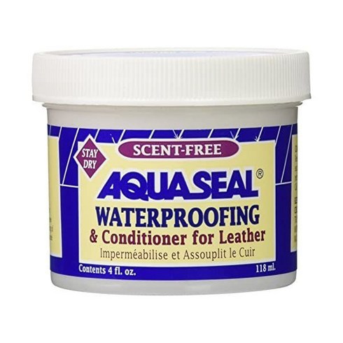 AQUA SEAL 아쿠아씰 레더 워터프루프 크림, 4-Ounce