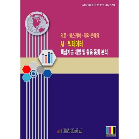 의료 헬스케어 제약 분야의 AI 빅데이터 핵심기술 개발 및 활용 동향 분석, IRS Global, IRS Global 편집부