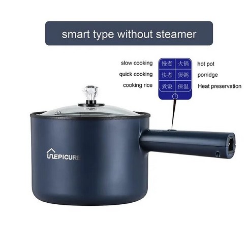 전기쿠커 가정용 요리 다기능 붙지 않는 더블 220V, 58.Blue smart+220V+UK