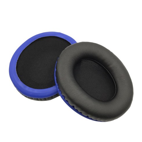 Hyperx Cloud Stinger 코어 헤드폰 귀마개를위한 헤드 빔을위한 편안한 이어 패드, BK BL Leath 이어 패드