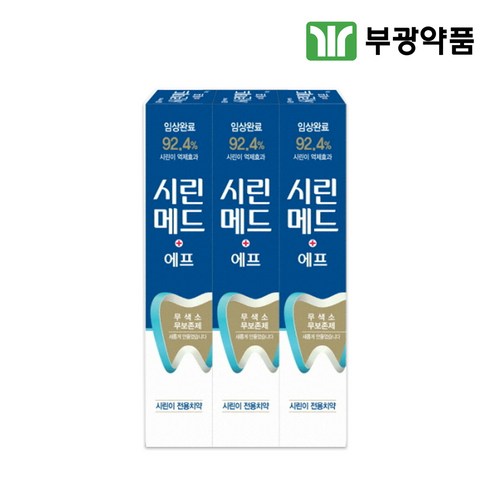 시린메드 에프 시린이 전용 100g 치약, 5개