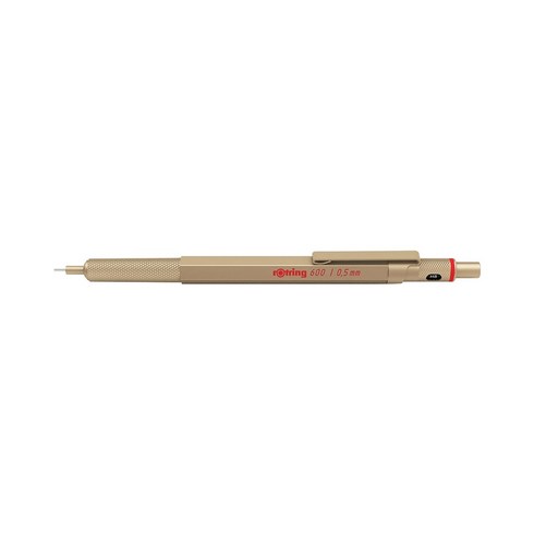 로트링 rotring 600 샤프 메탈바디 골드 화이트 로즈골드