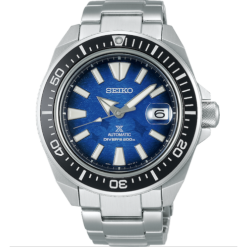 Seiko SRPE33 Prospex Manta Ray Blue Dial Automatic Watch 200 Meter Made In Japan