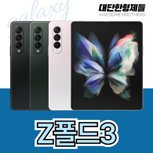 오전주문 당일오후도착 삼성 갤럭시 Z폴드3 5G 256GB 공기계 3사호환 자급제 리퍼폰 SM-F926, A급, 팬텀 그린