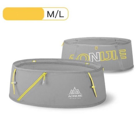 AONIJIE 벨트 하이드레이션 허리 팩 초경량 가방 전화 홀더 야외 트레일 러닝 캠 하이킹용 W8101 450ML, 13 ML Gray