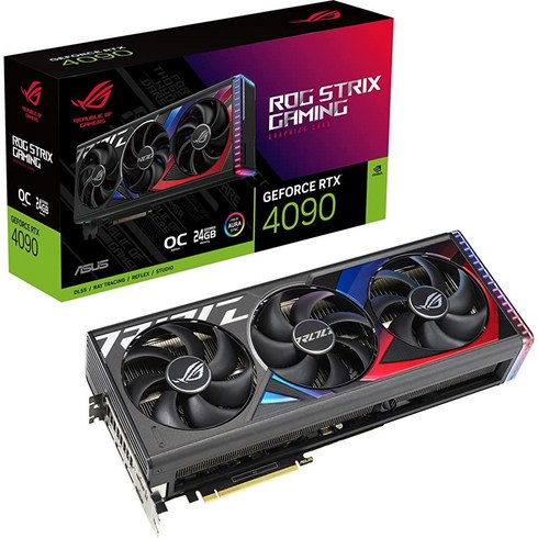 ASUS TUF 지포스 RTX 4090 OC 에디션 게이밍 그래픽 카드 (TUF-RTX4090-O24G-GAMING), RTX4090|OC|Black_ROG Strix