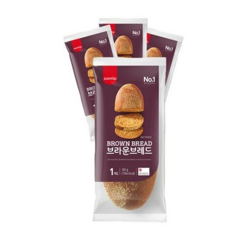 삼립 브라운 브레드 60g 20봉 아웃백 부시맨브레드, 20개