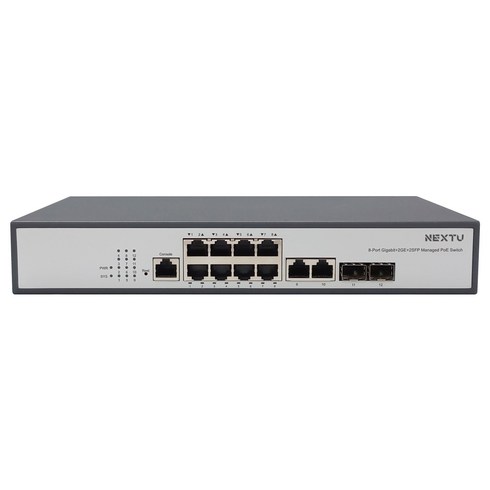 NEXT-POE4012L2-SFP 8-Port 10/100/1000T PoE + GbE 2TP