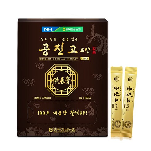 [1+1] 충북인삼농협 공진고로얄스틱 15g x 200포