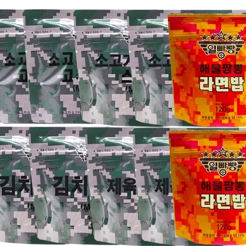 일빵빵 즉각취식형 전투식량 비빔밥 10개세트 (102호), 1개