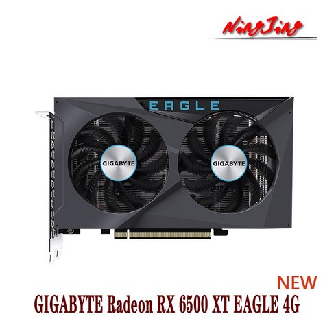 2024년 가성비 최고 RX 6500 XT - GIGABYTE 라데온 RX 6500 XT AMD 인텔 데스크탑 CPU 지원 EAGLE 4G 4GB 18000MHz GDDR6 64 비트 6nm, 한개옵션0