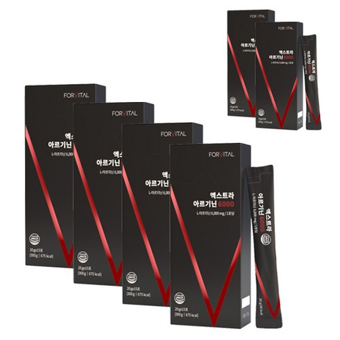 포바이탈 엑스트라 아르기닌 6 000mg 20g x 15포, 6개
