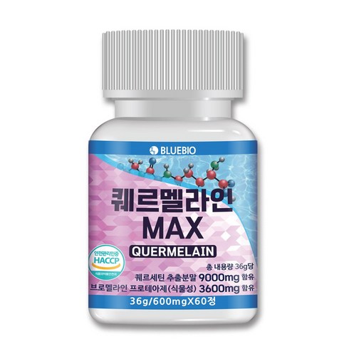 퀘르세틴 - 식약청 퀘르세틴 브로멜라인 퀘르멜라인 600mg 60정 케르세틴, 1개