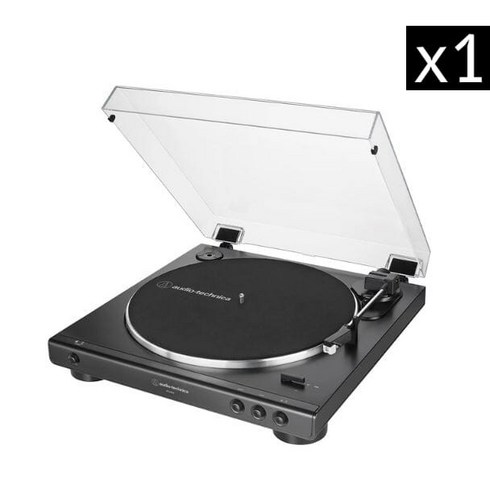 오디오테크니카 자동 벨트 드라이브 턴테이블, AT-LP60X(블랙)