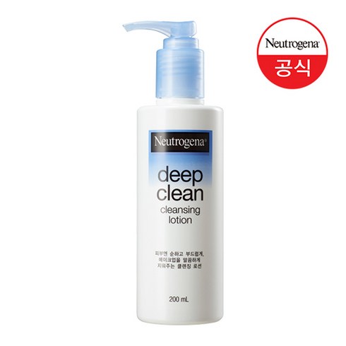 뉴트로지나 딥 클린 클렌징 로션, 200ml, 1개