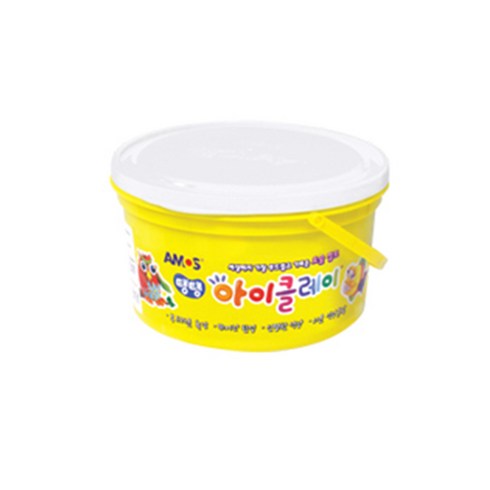 아이클레이 - 아모스 탱탱아이클레이, 흰색, 600g