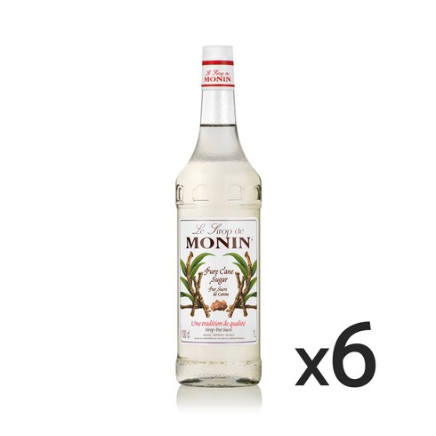 모닌시럽 - 모닌 케인슈가 시럽 1000ml 6개, 1L