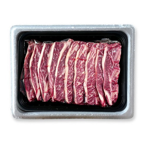 [늘바른] 호주산 la갈비 선물세트1kg 2팩 총2kg [부직포없음], 상세 설명 참조