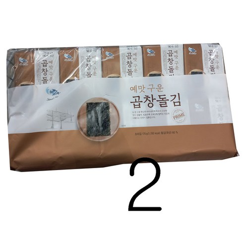 두번구운 곱창김 10매X20봉  - 코스트코 씨위드 예맛 구운 곱창돌김, 17g, 20개